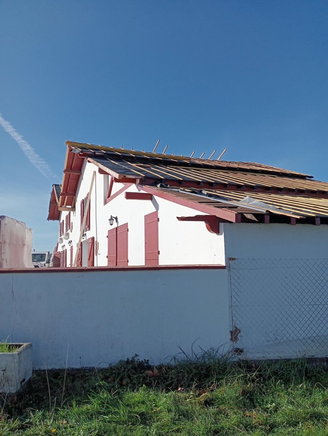 Pendant les travaux